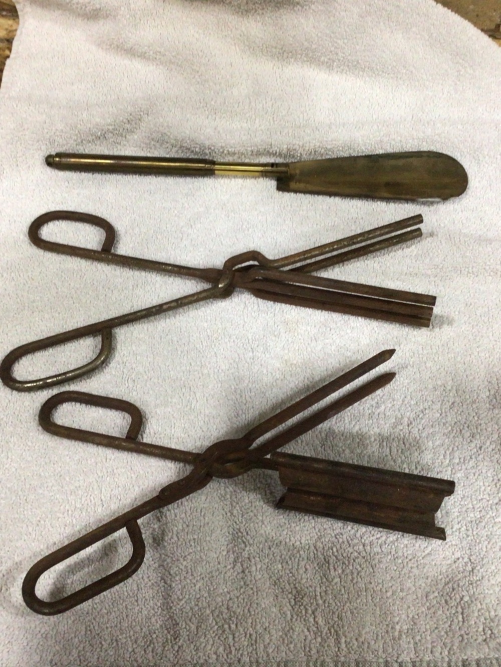1920’s stove heated hair crimper & crimping iron. Primitive decor or display